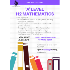 A LEVEL H2 Math : Term based learning