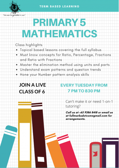 P5 Math : Term based learning